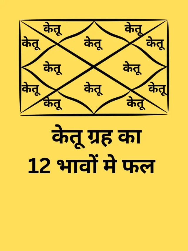 Ketu ka 12 Bhavo Me Fal