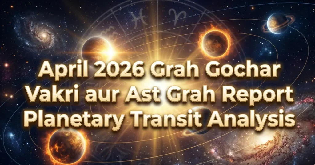 April 2026 Grah Gochar | Vakri aur Ast Grah Report | Planetary Transit Analysis